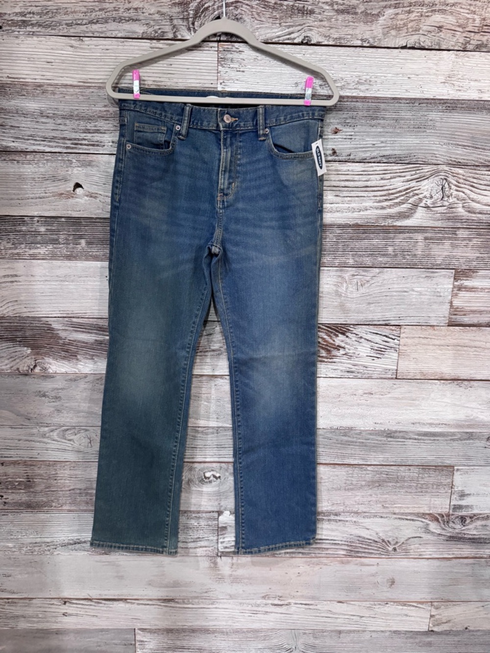 NWT Old Navy Blue Straight-Leg Women's Jeans